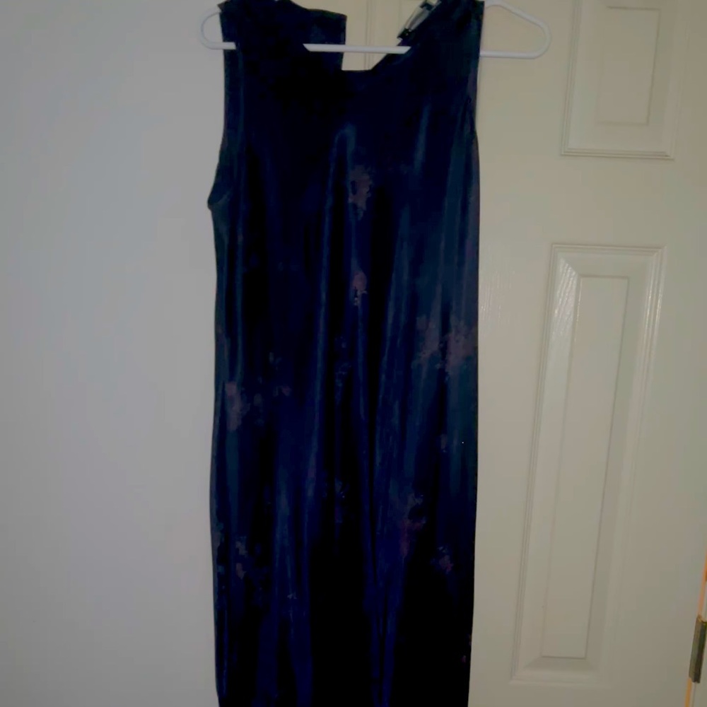 Dark blue maxi dress